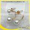 cheap price pearl designs fake double pearl earring