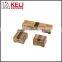 Customized wooden jewelry box set
