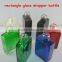 red rectangle glass dropper bottle 1oz for e liquid