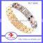 2016 good for Health silver color Stainless Steel Bio Magnetic Energy Bracelet