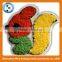 Embroidery Clothes Chenille Patches Sticker / Fabric Embroidered Patch