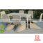 Rattan Garden Furniture Glass Top Dining Furniture Table and Chair Cane Dining Chair