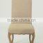 Solid wooden legs fabric chair for hotel