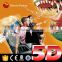 6DOF 6 Seats 360 Degree Theme Park Amusement Equipment 5D Movie Theater