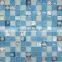 Sea Shell Mix Blue Craft Crackled Crystal Glass Swimming Pool Mosaic Tile