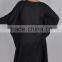 abaya with embroidery and bat sleeves in fabric choice of bamboo, cotton, polyester