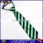 Custom Kids Tie 100% Polyester Woven Elastic Necktie For Child