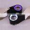 Magnifier with two lights of UV light and LED white light
