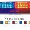 WINDSHIELD CAR LED STROBE LIGHT,VISOR LED STROBE LIGHT (SR-LS-802A), 8 PCS high power LED X 1W