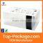 Custom size clear square plastic box, transparent hard pp plastic packaging gift box