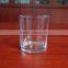 7.9oz cylinder shape clear glass candle holder