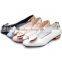 Princess Square Toe Thick Heel Single Flats Comfortable Bow Patchwork Plus Size Women's Low-Heeled Fashion Shoes