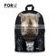 Dicerorhinus Printing Animal Backpack,High School Backpack,Hot Style Backpack