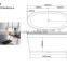 modern art baths /small freestanding bathtub / solid surface bathub,resin stone bathtub