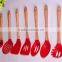 Eco-Friendly Kitchen Cooking Tool Red Nylon Utensils Set
