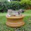 Outdoor resin pug dog statue decoration