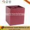Line Embossed Fancy Paper Cardboard Divided Pen Holder Pencil Holder Decorative Office Desk Organizer