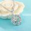 Silver Fashion Jewelry 2016 Dancing Stone Pendant Neckalce Women Jewelry SPG916W
