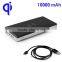 External Battery Charger Wireless Power Bank 10000mah Power Case 2 IN 1 Qi Charger Power Bank