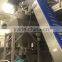 Quick release pvc belt with baffle and side guide conveyor for bean