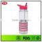 750ml Plastic Rhinestone Water Bottle With Flip Straw