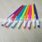 Top selling products 2016 white clip customized plastic pen