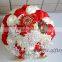 Gorgeous Red Wedding Bouquet Crystal Bouquet Jewelry
