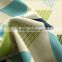 colorful triangle tranfer printing blackout fabric for curtain