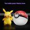 Direct factory China hottest Pokemon Go Pokeball 12000 Mah LED phone Charger Pokeman