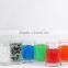 Creative artistical colorful painted glass vase for decoration