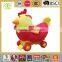 Baby walking trolley yellow duck toy with music and shinning eyes