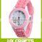 2016 New Arrival Cute Candy Color Silicone Women Watch Quartz Fashion Casual Watch