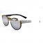 newest high quality vintage round double color carbon fiber sunglasses