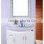 HZ manufacture best selling floor-standing metal legs white bathroom vanity cabinet import