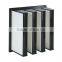 Popular selling High efficiency V- shaped combined sub-HEPA air filter
