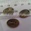 Best quality Cheapest antique brass brand logo metal label