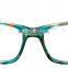 1.0-4.0 power big frame reading glasses slim fashion optical lens lady metal reading glasses