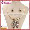 New Design Women Earring Flower Ethnic Necklace Jewelry Set