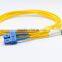 LC UPC-SC UPC DX SM hybrid fiber optic patch cord