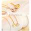 2016 latest lucky charm jewelry,316l stainless steel 18K gold chain necklace design