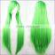 Cosplay Wig Anime Wig Green Long Straight Hair Wigs Ancient Costume One Meter Straight Hair With Bangs Cosplay Synthetic Hair