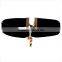 Hot sale amazon wholesale cheap jewelry Christmas style leather snowman pendant choker