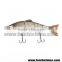 hard body plastic artificial bait jointed swim fishing lures