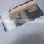 Trapezoid Manganese steel plastering trowel with wood handle