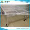 85 usd /sqm 18mm Transparent Glass stage for sale