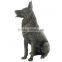 Home ornament polyresin german shepherd statue