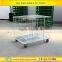 Collapsible foldable galvanized wire basket