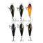 6pcs 6 Color Fishing Crankbait Hook Lure Bait Artificial Bait sharp Fishing hooks