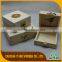 Unfinished wood tea boxes custom wood tea chest