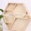 Customized Hexagon Wood Tray/wooden Tray With Compartments